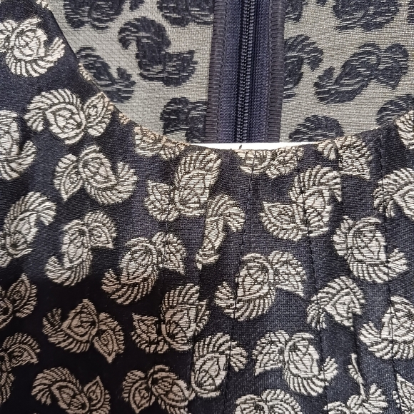 Stella McCartney Damask Jacquard Long Sleeved Dress Ladies 38 Floral Luxury - Picture 7 of 8